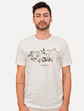 Camiseta John John Masculina Regular City Map Off-White