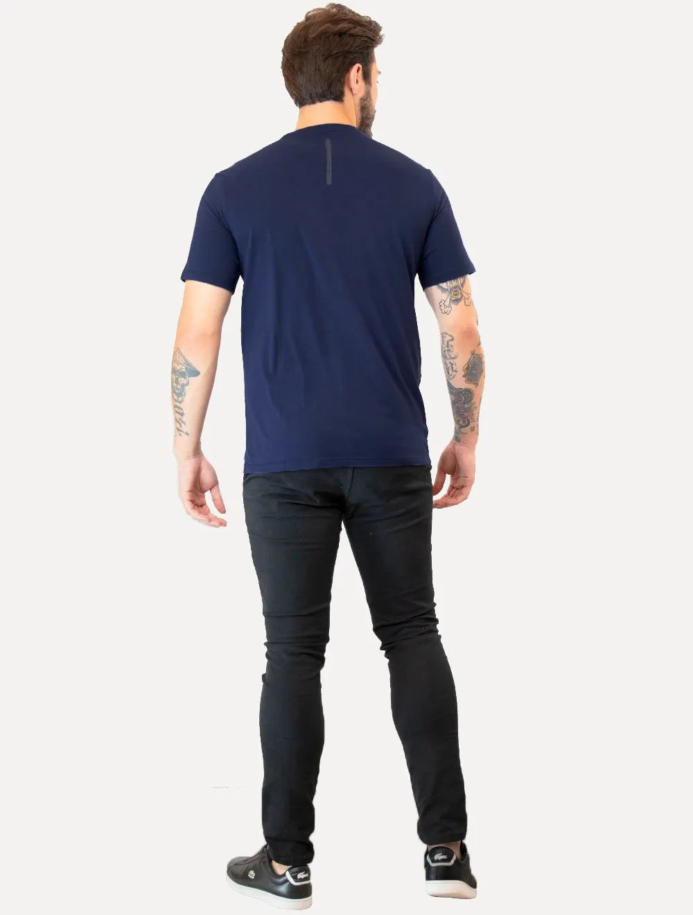Camiseta Calvin Klein Jeans Masculina Institutional New Logo Azul Marinho
