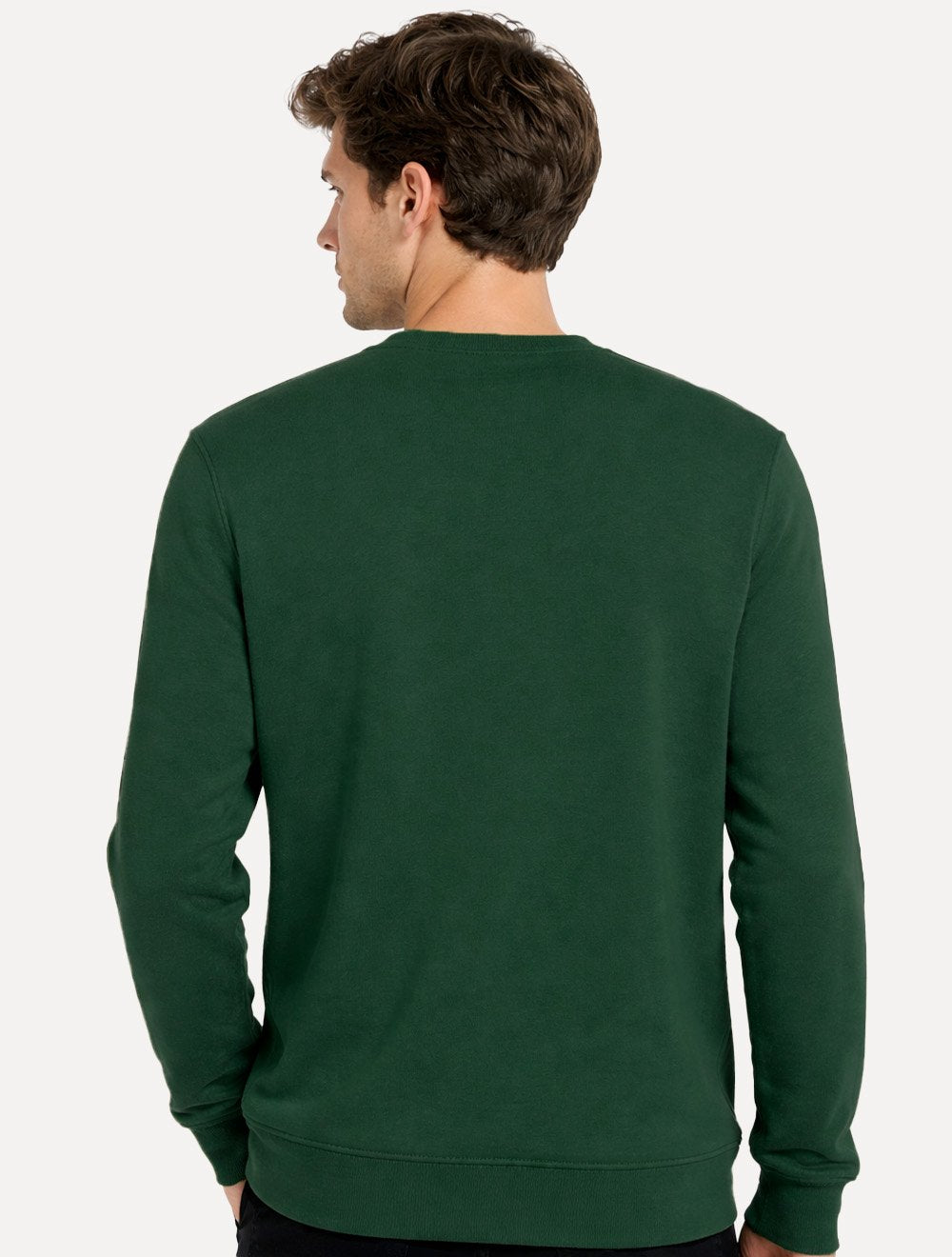 Moletom John John Masculino Embossed Logo Verde Escuro