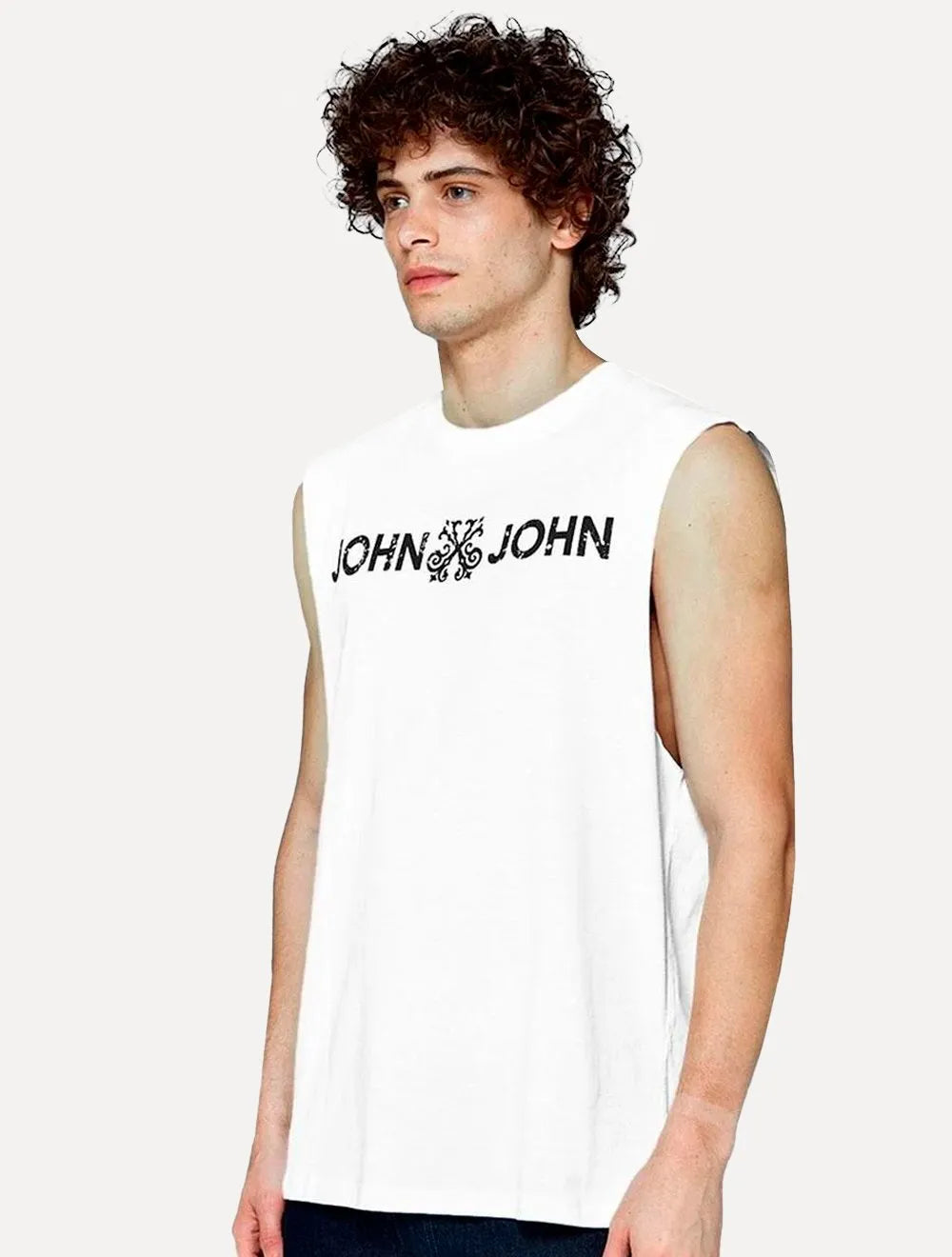 Regata John John Masculina Regular Rusty Branca
