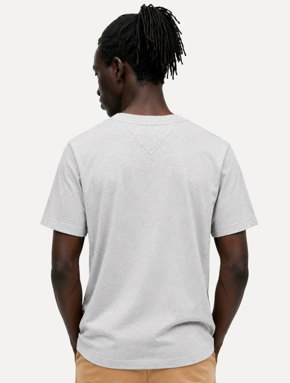 Camiseta Tommy Hilfiger Essential Cotton Tee Cinza