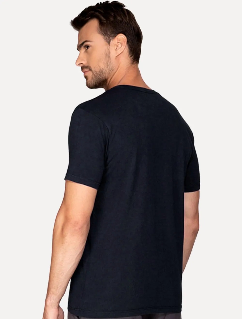 Camiseta Guess Masculina Rubber Logo Sash Azul Marinho