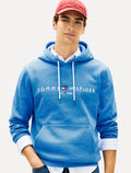 Moletom Tommy Hilfiger Masculino Hoodie Logo Core Azul