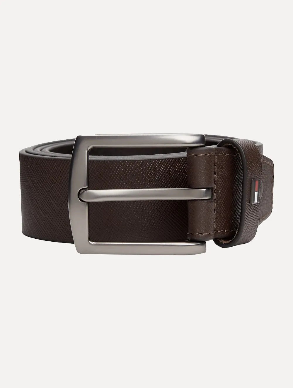 Cinto Tommy Hilfiger Masculino Denton 3.5 Adj Marrom