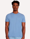 Camiseta Aramis Masculina Basic Lisa Azul Médio