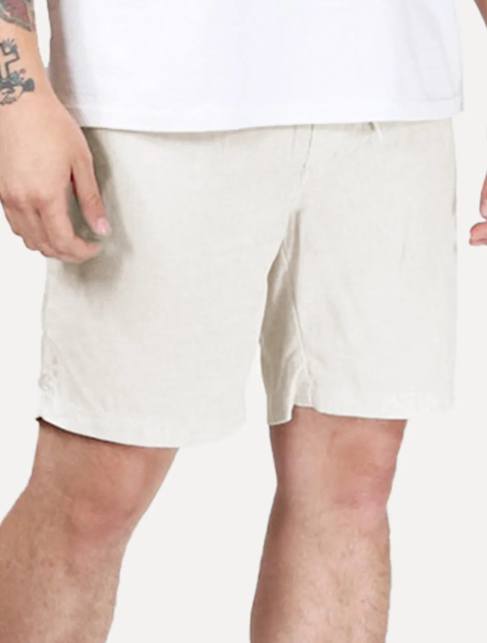 Short Calvin Klein Jeans Sarja Masculino Color Elastic Areia