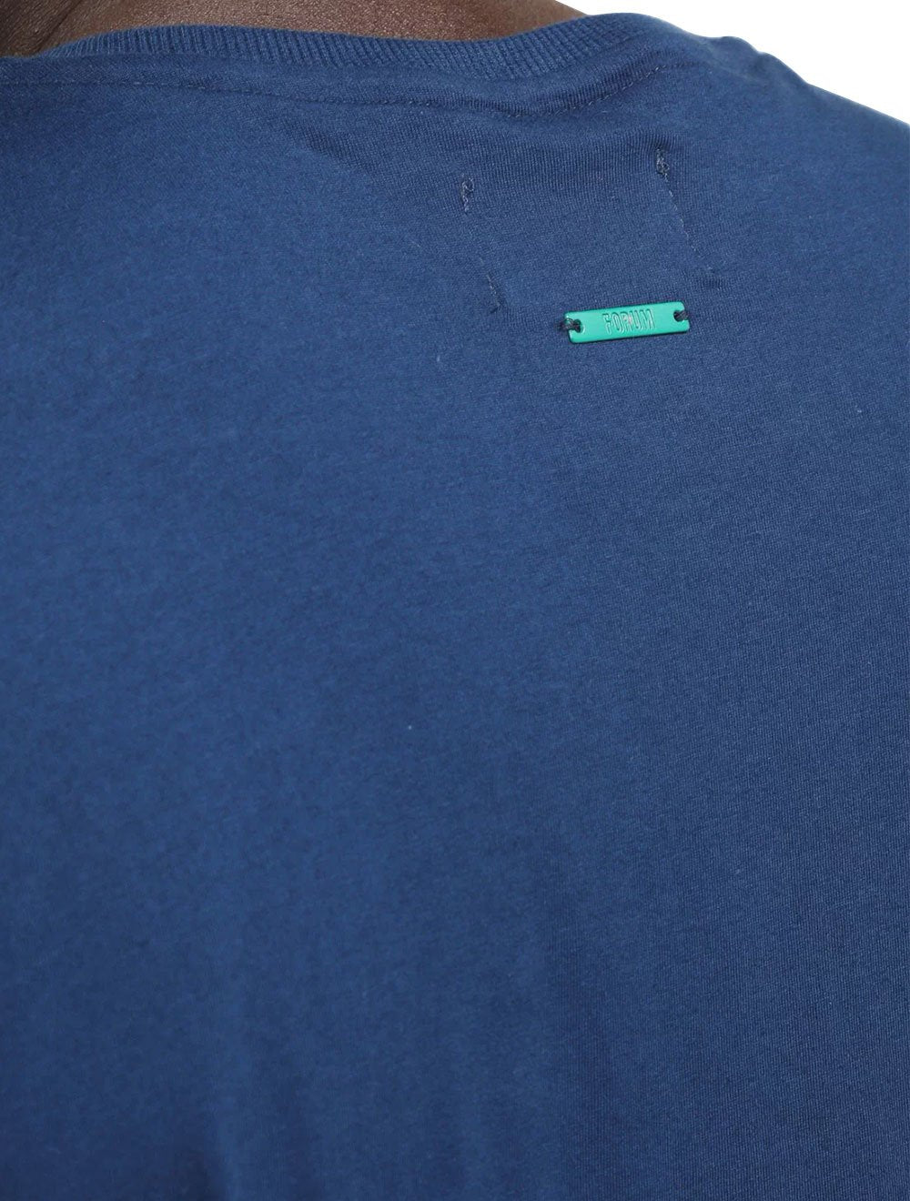 Camiseta Forum Masculina New Box Logo Originality Azul Escuro