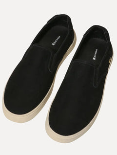 Tênis Osklen Masculino Slip on Bossanova Nobuck Suede Preto