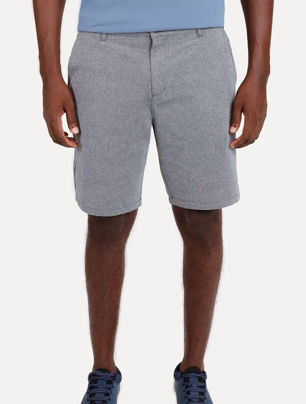 Bermuda Aramis Masculina Chino Cotton Cinza Escuro Mescla
