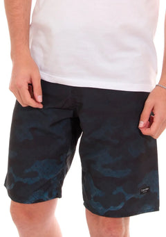 Bermuda Calvin Klein Swimwear Masculina D'Água Fence Azul Índigo