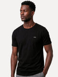 Camiseta Calvin Klein Masculina Egyption Cotton Rubber Patch Preta