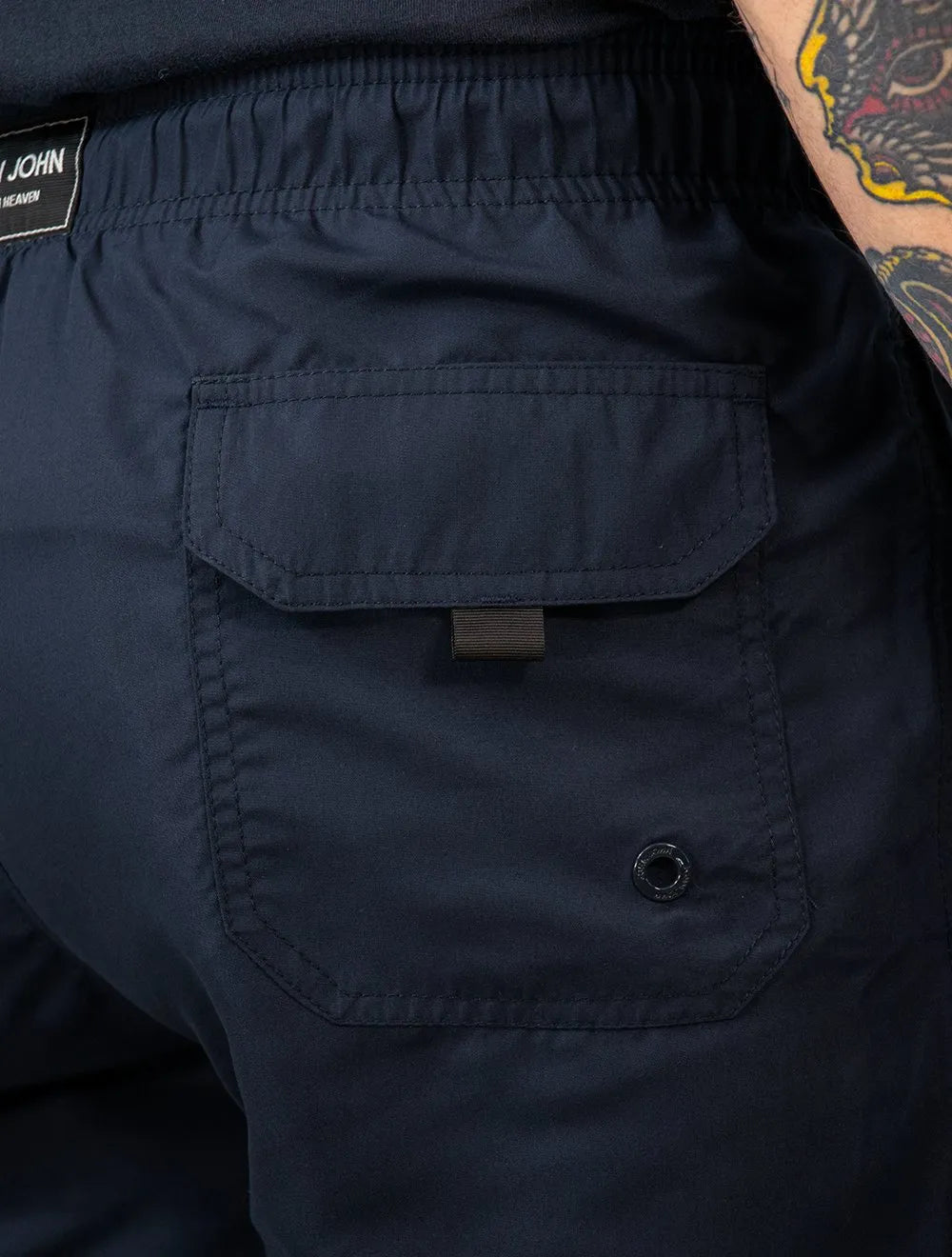 Short John John Masculino Trancoso Fiji Azul Marinho