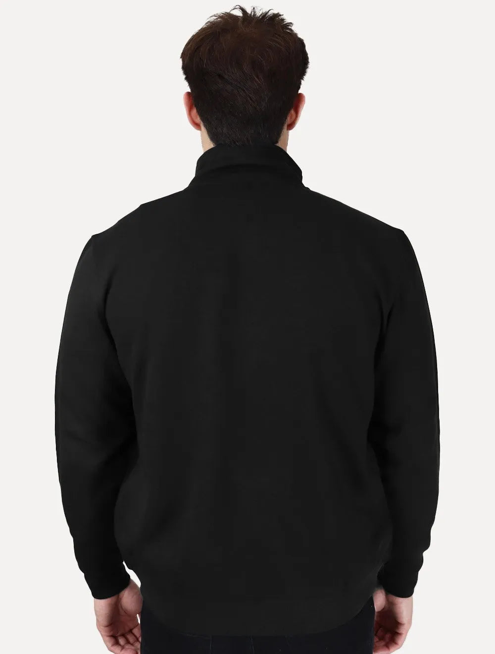 Jaqueta Tommy Hilfiger Essential Intechno Mix Zip Preto