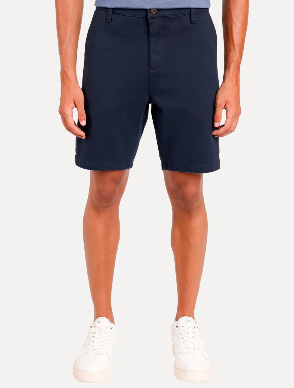 Bermuda Aramis Masculina Chino Cotton Sarja Azul Marinho
