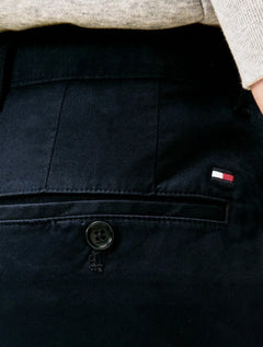 Calça Tommy Hilfiger Masculina Straight Fit Denton Essential Azul Marinho