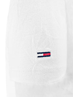 Camiseta Tommy Jeans Masculina Smiley Badge Graphic Branca