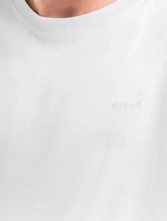 Camiseta Levis Masculina Standard Fit Pima Mono Logo Branca