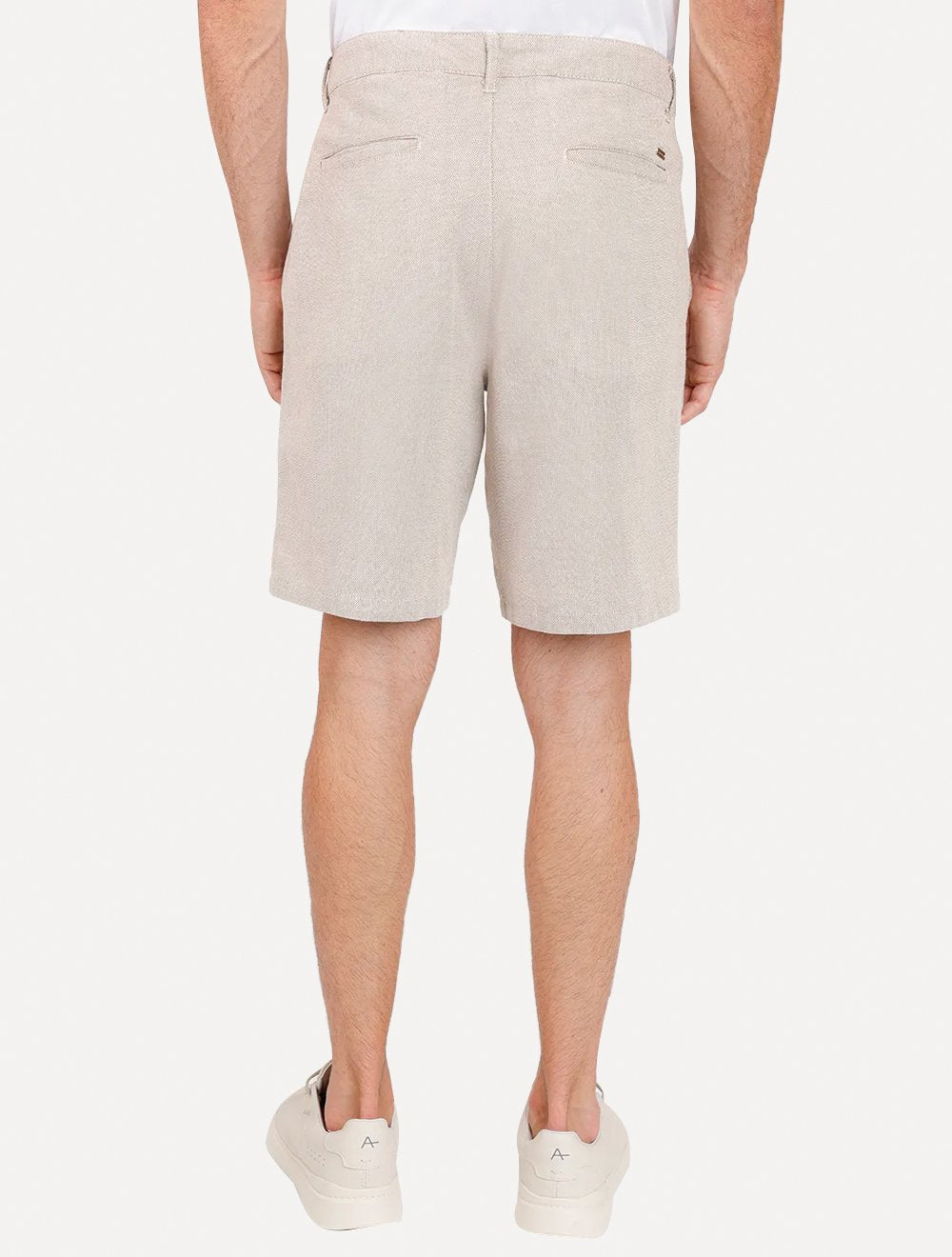 Bermuda Aramis Masculina Chino Nature Cáqui Mescla
