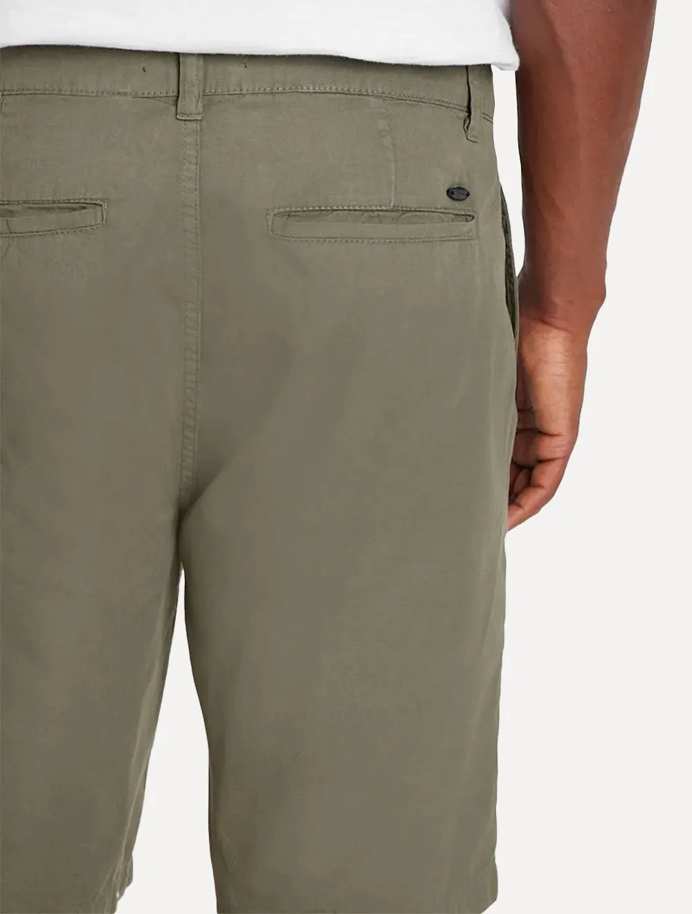 Bermuda Aramis Masculina Chino Color Essential Verde Militar