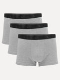 Cueca Reserva Masculina Boxer Grey Woodpecker Cotton Cinza Mescla Pack 3UN