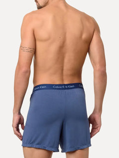 Cueca Calvin Klein Samba Canção Modal Logo Navy Azul Médio 1UN