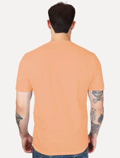 Camiseta Dudalina Masculina Essentials Modal Logo Laranja