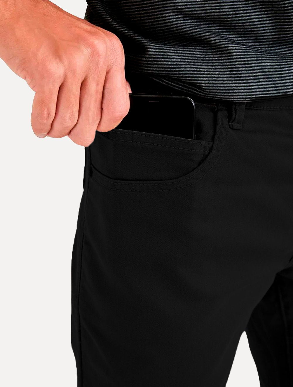 Calça Reserva Jeans Masculina Slim Color Preto