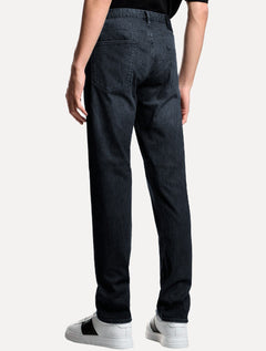 Calça Jeans Empório Armani Masculina J06 Slim Fit 5 Pockets Azul Marinho