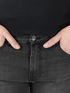 Calça Tommy Jeans Masculina Slim Scanton Stoned Preta