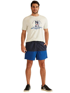 Short Nautica Masculino Swimwear Duotone Azul Marinho