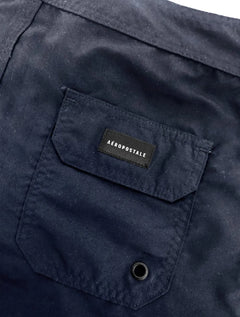 Bermuda Aeropostale Masculina Boardshorts Red Sash Original Vermelho/ Azul Marinho