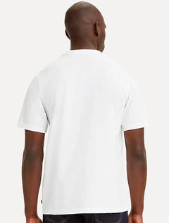 Camiseta Levis Masculina Red Tab Script Branca