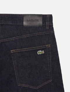 Calça Lacoste Masculina Jeans Classic Slim Fit Azul Marinho