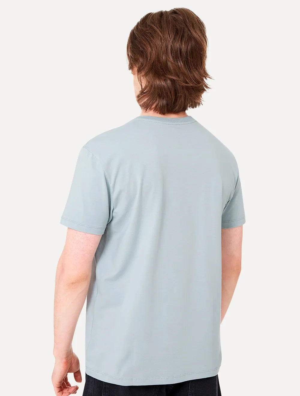 Camiseta John John Masculina Slim Fit Cotton Azul Claro