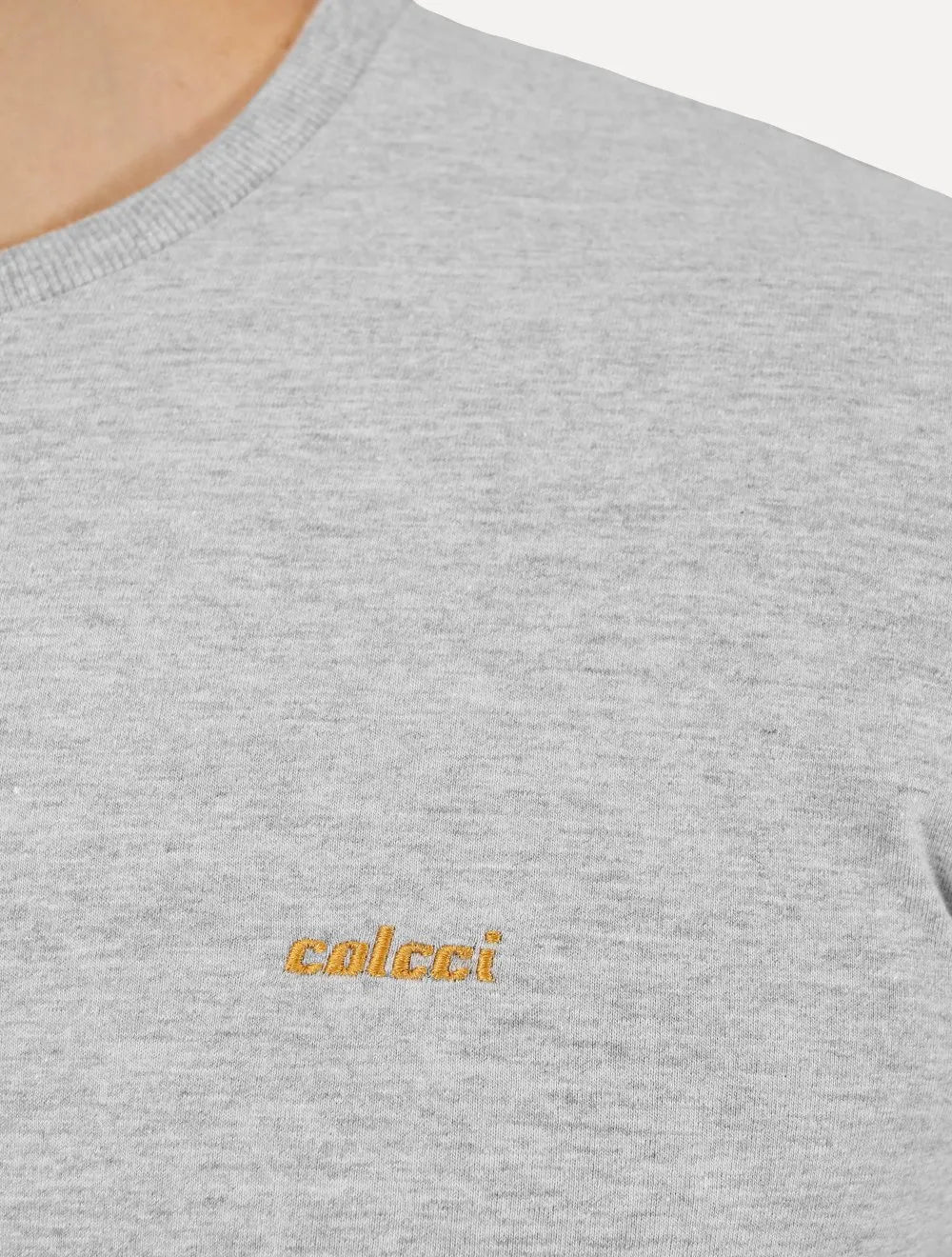 Camiseta Colcci Masculina Slim Back To Basics Cinza Mescla