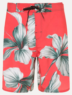 Bermuda Osklen Masculina D'Água Surf Fleur Vermelha