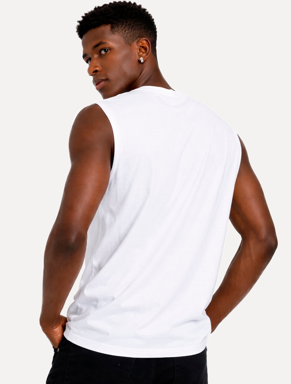 Regata John John Masculina Relaxed Fit Flat Branco
