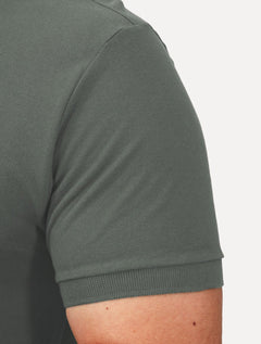 Polo Aramis Masculina Regular Piquet Inner Detail Dark Verde Médio