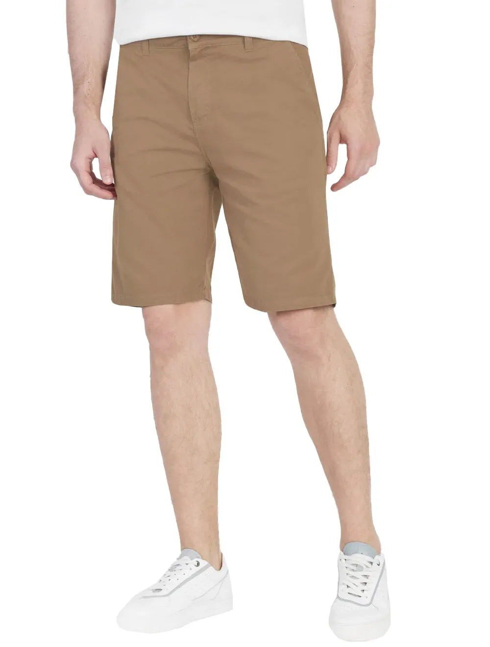 Bermuda Aramis Masculina Chino Color Basica Castor Marrom