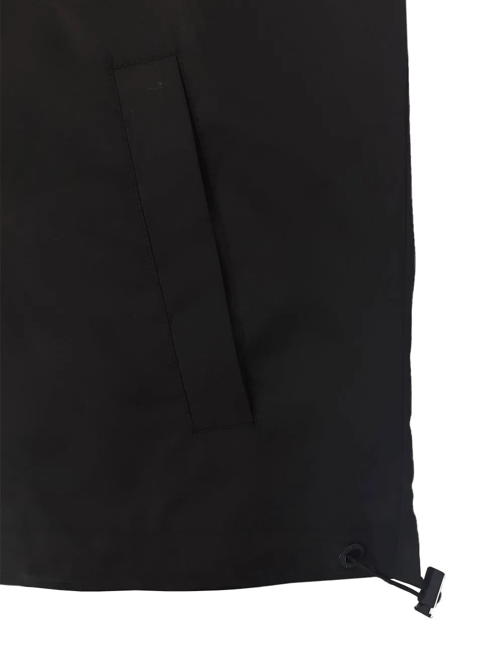 Jaqueta John John Masculina Hoodie Nylon Logo Preta