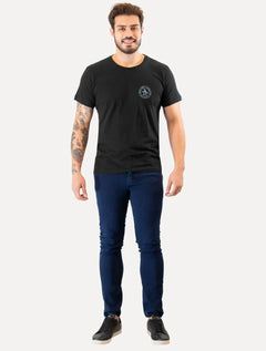Camiseta Original Penguin Masculina Small Circle Logo Preta