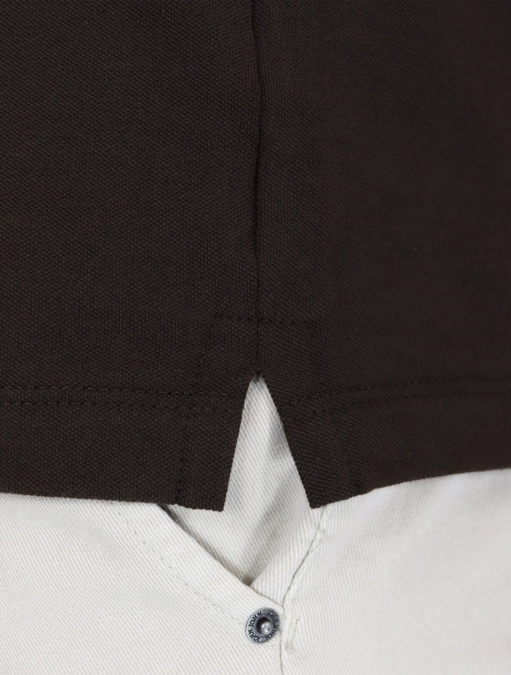Polo Aramis Masculina Piquet Basic Mono Marrom Mescla
