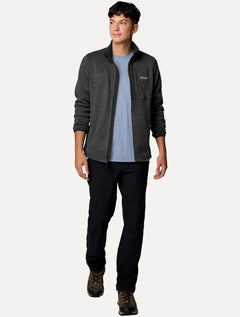 Jaqueta Columbia Masculina Fleece Sweather Weather Full Zip Preto