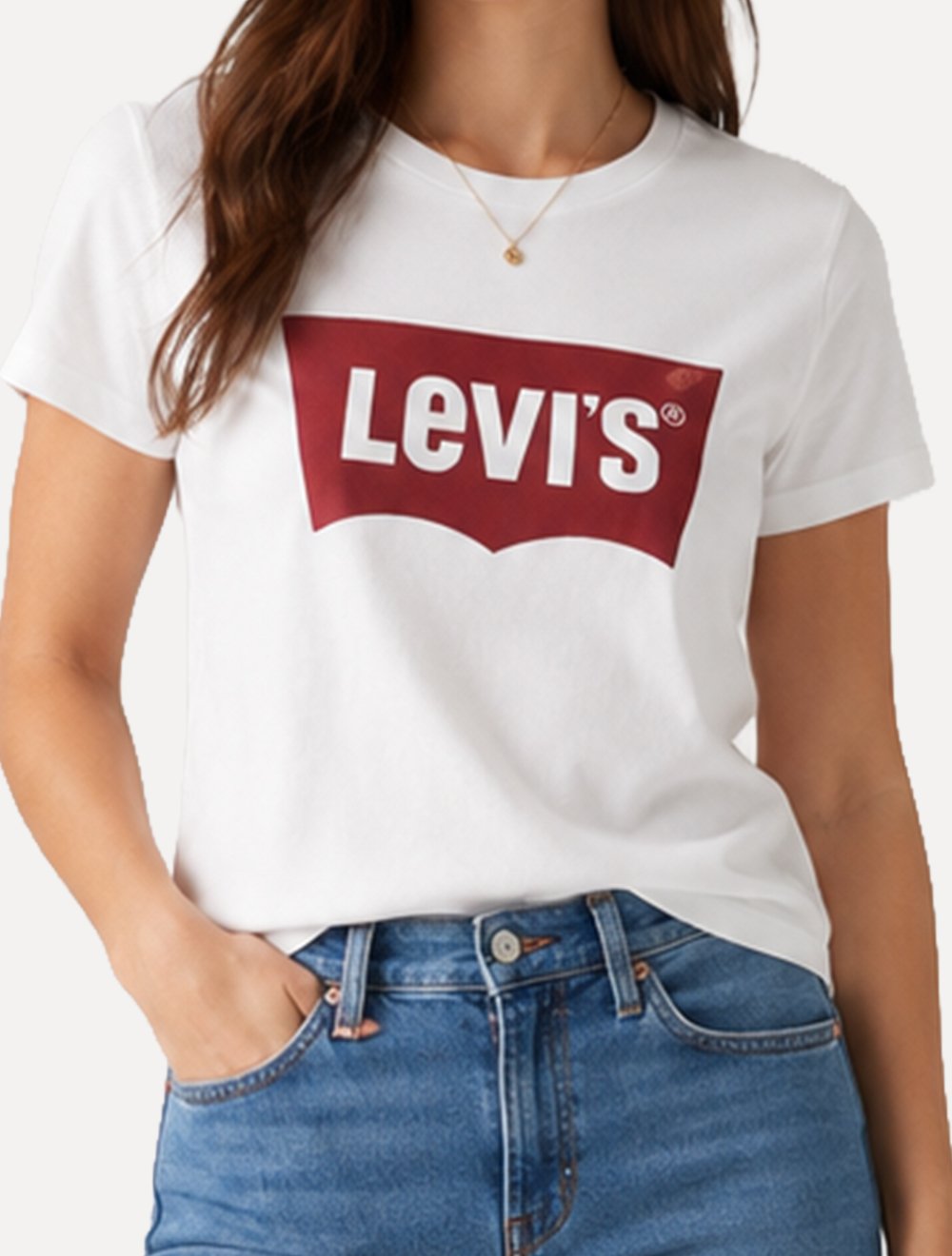 Camiseta Levis Feminina Essential Sporty Branca
