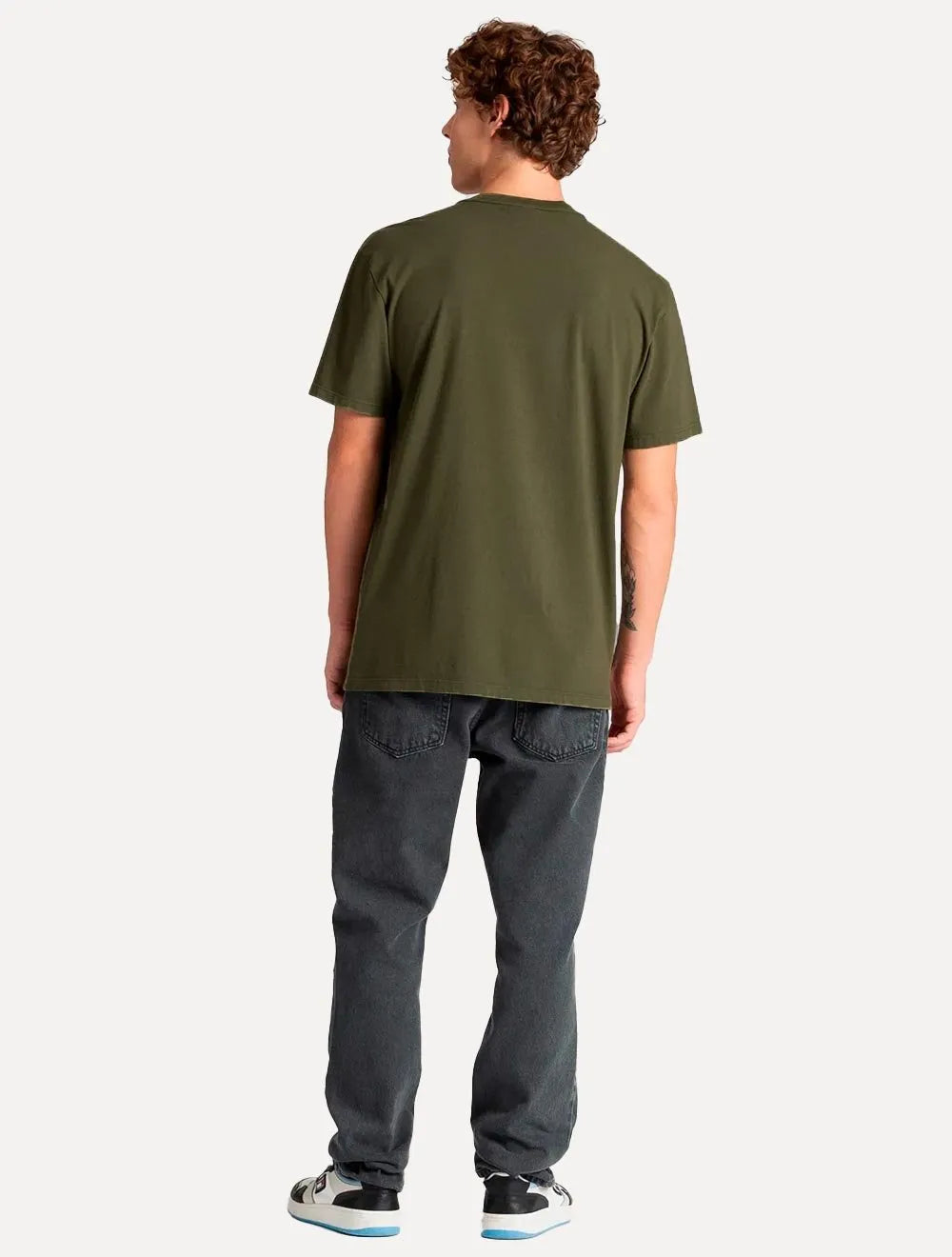 Camiseta Tommy Hilfiger Masculina Essential Cotton Verde Militar