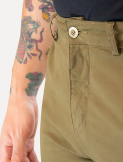 Bermuda Original Penguin Masculina Sarja Chino Elastano Cáqui
