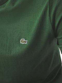 Camiseta Lacoste Masculina Jersey Pima Cotton Verde Escuro