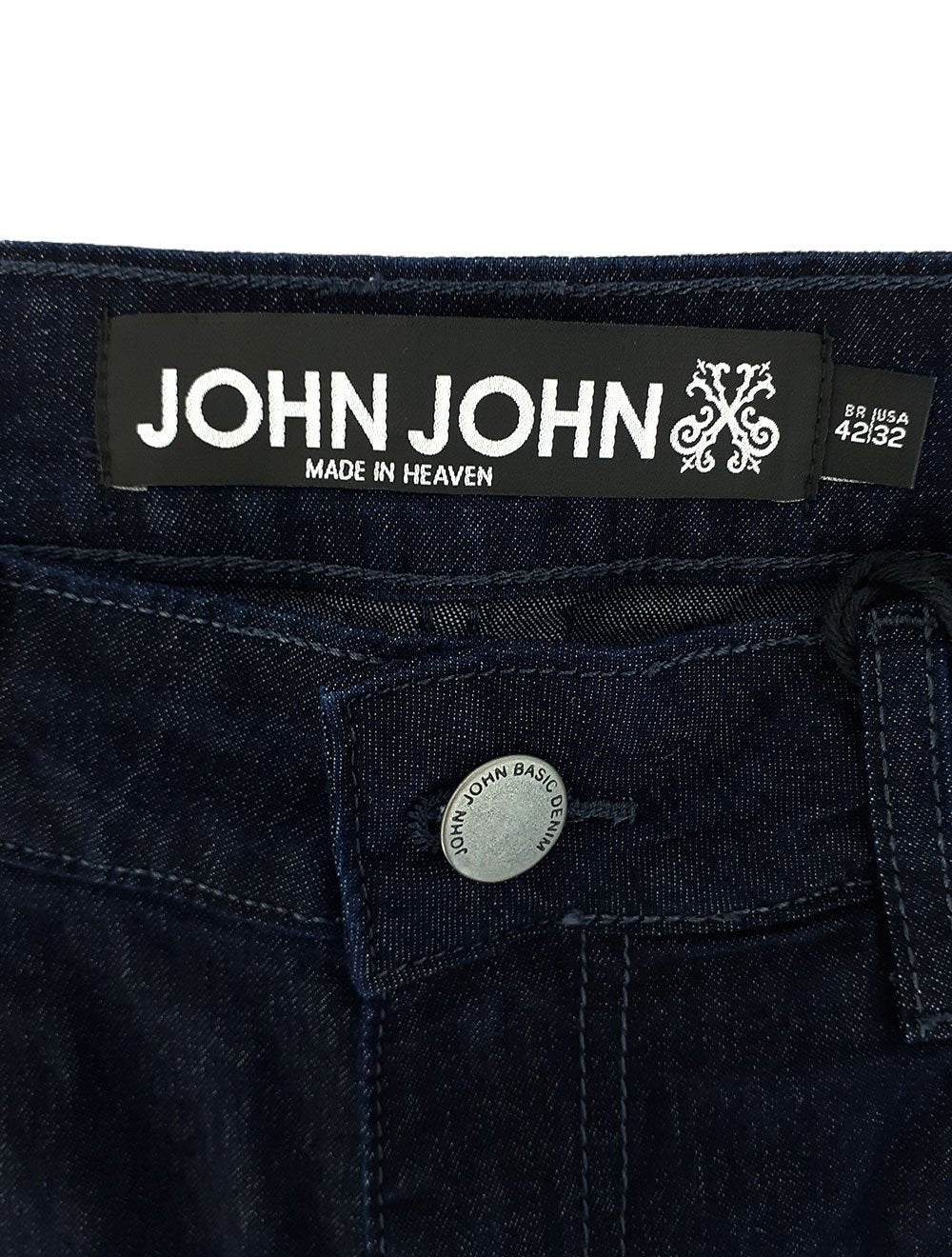 Calça John John Jeans Masculina Slim Lagos Escura