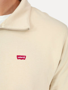 Moletom Levis Masculino Half Zip Housemark Icon Areia