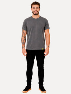 Camiseta Reserva Masculina Basic Racing Legends Estonada Chumbo